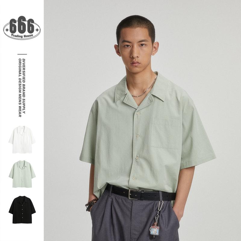 Rakuten - 男女兼用 ワークシャツ シャツジャケット アメカジ ヴィンテージ風 レトロ 綿100% 長袖 ゆったり オーバーサイズ ショート丈 体型カバー 大人カジュアル トレンド おしゃれ 普段使い 春秋