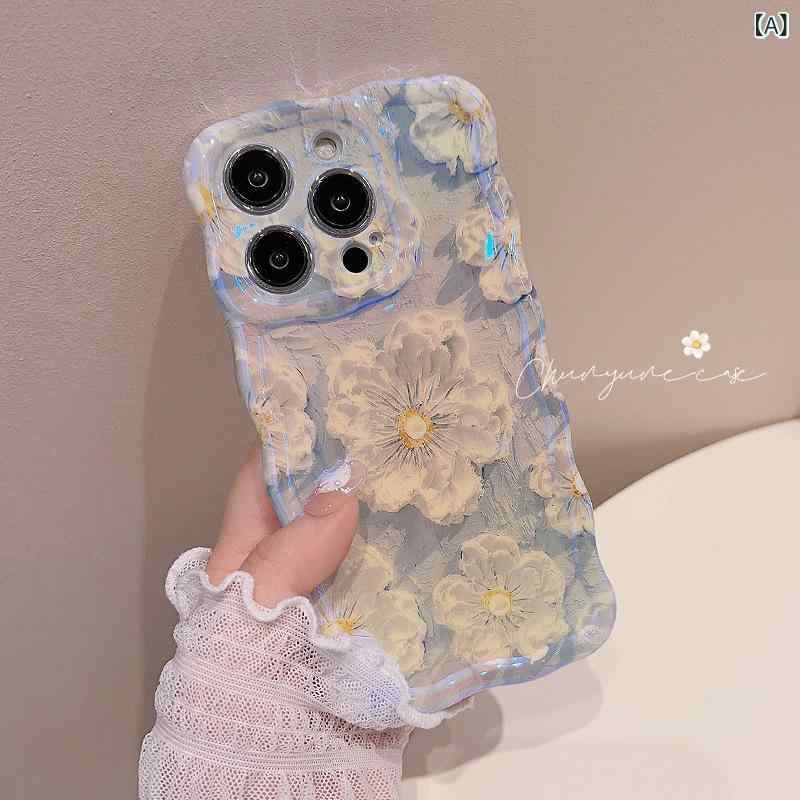 レディース iPhoneケース スマホケース iPhone16Pro iPhone17ProMax 対応 油絵風 ...