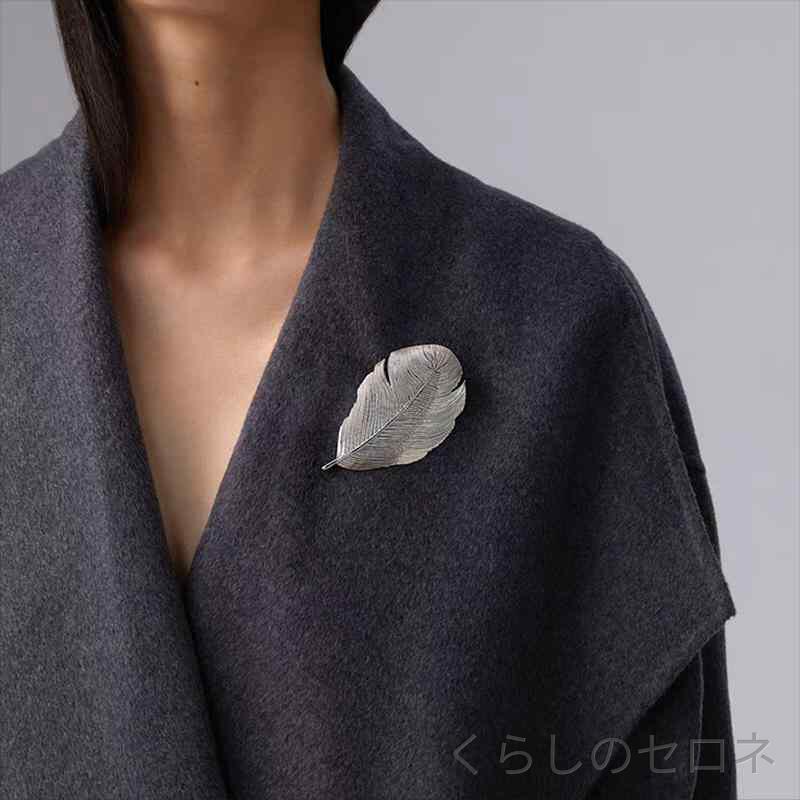 ・素材: アロイ/シルバープレート/ゴールドプレート・形状: 葉・加工: メッキ・色: シルバー,ゴールド・流行要素: リング・機能: 装飾,両用,固定・スタイル: スイートクール・スタイル分類: 個性・種類: ブローチ・流行要素分類: ジオメトリック