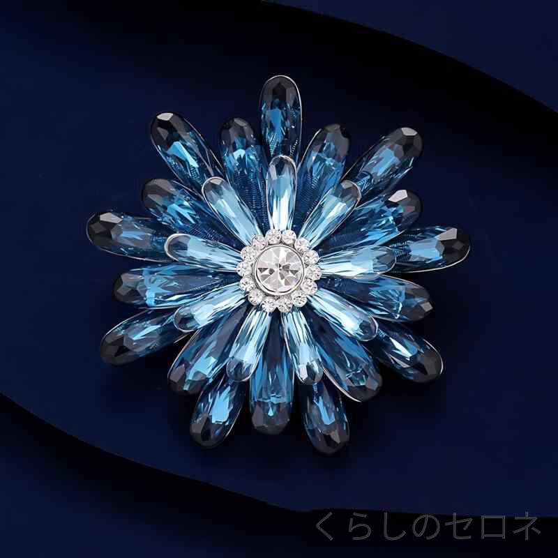 ・素材: 亜鉛合金・種類: 胸針・形状: 蝶・加工: 水晶加工・カラー: シルバーブルー, ブラウングレー, ブルーグレー・スタイル: レトロ・対象: 女性用・機能: 多機能