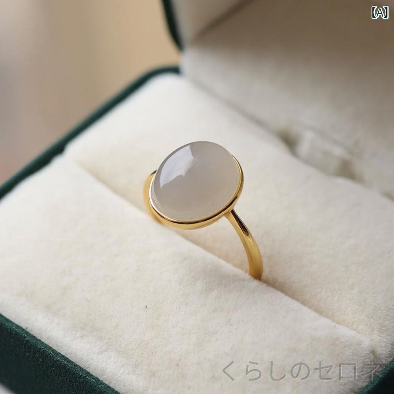 指輪 レディース 天然和田玉 紫 卵面 925銀 嵌め込み 煙紫 ピジョンエッグ カット ...