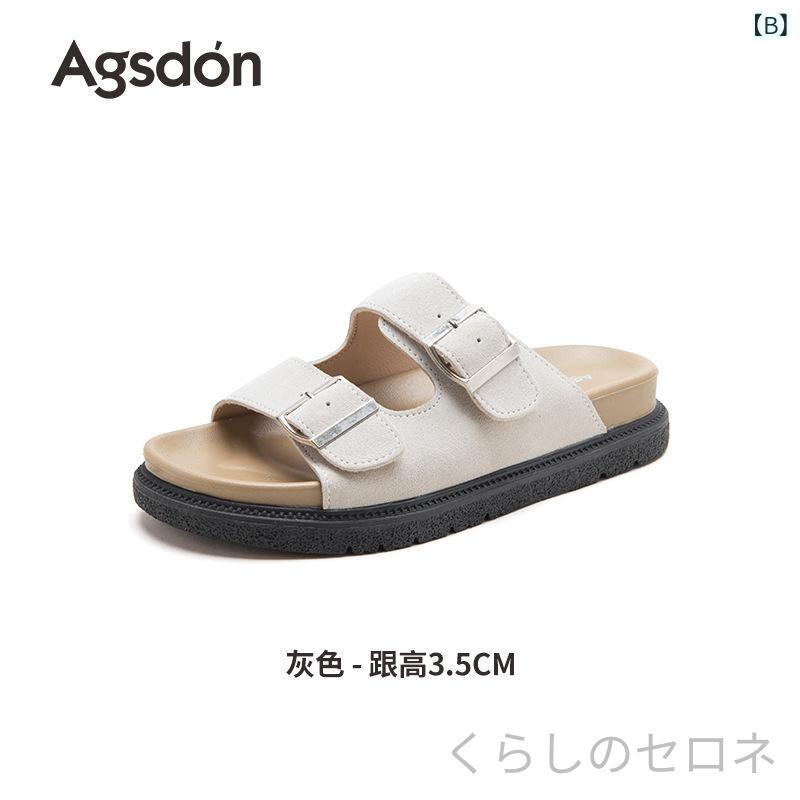 春夏 レディース ビーチサンダル 厚底 平底 外出用 クール ファッション 軽量 吸湿...