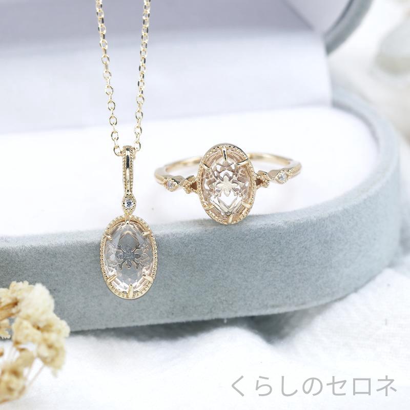 ・素材: 925シルバー・加工: クリスタルインレイ・形状: リング+ペンダント・セット内容: ネック+ハンド・チェーン形状: クロスチェーン・モチーフ: 植物花卉・色: ホワイトクリスタル・リングサイズ: 10,12,15,17・スタイル: ビンテージ・流行要素: フラワー,ペタル・対象: 女性用