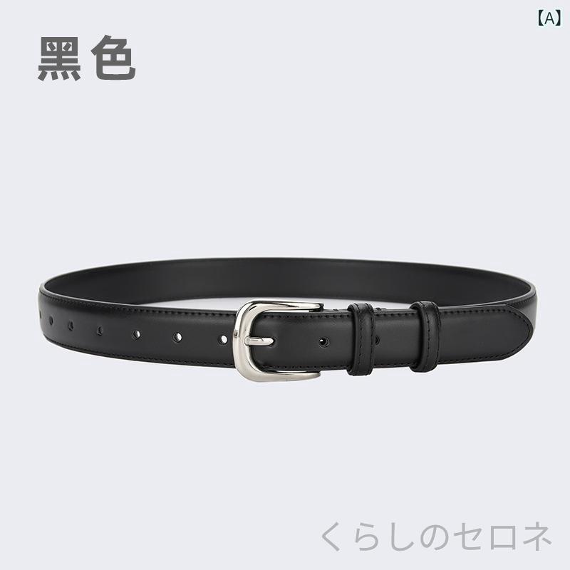 レディース ベルト 本革 太め ワイドベルト ジーンズ スカート スラックス パンツ ...