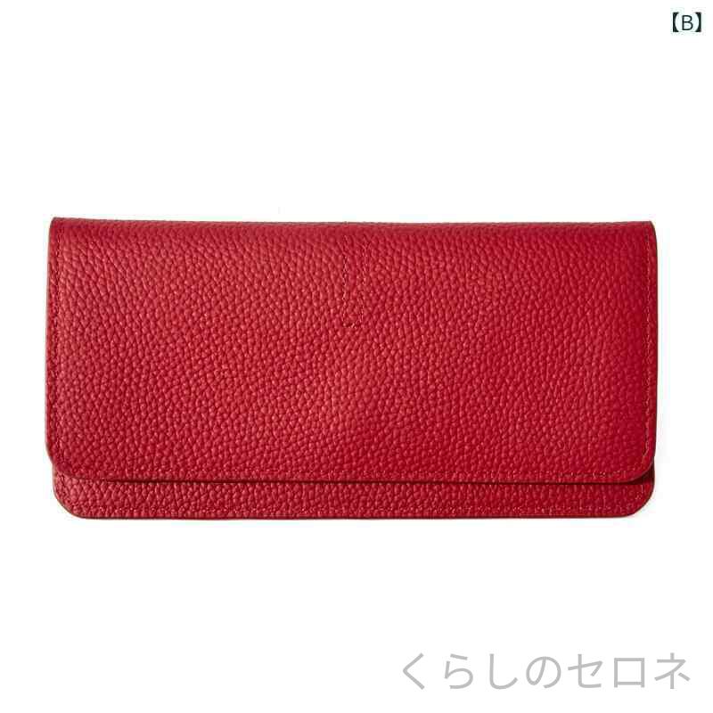レディース 本革 長財布 超薄 シンプル 大容量 スマホ収納 カード一体 気質 財布 ...