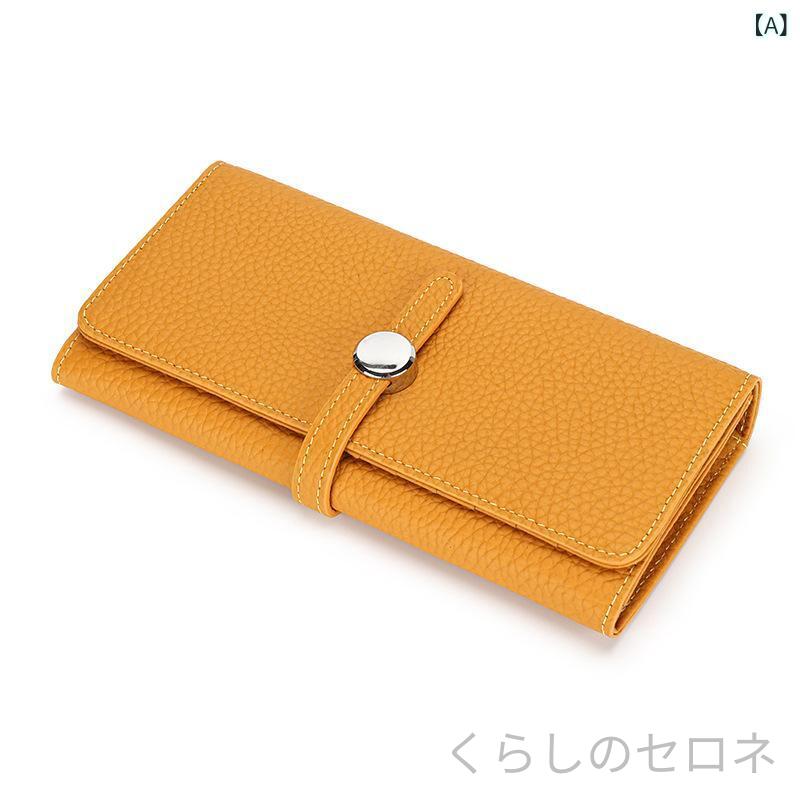 レディース 財布 長財布 大容量 本革 折りたたみ ソフトレザー 牛革 ハンドバッグ ...