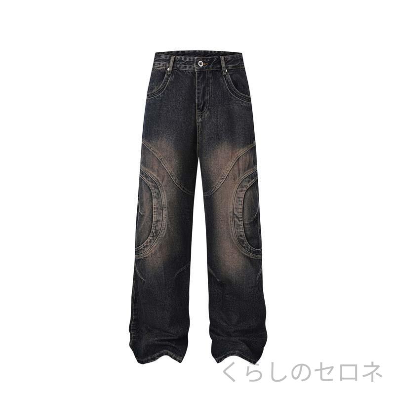 ・性別: メンズ・スタイル: ストレートパンツ・フィット: ルーズ・丈: ロング・ウエスト位置: 中腰・前立て: ジップ・素材: コットン混紡・コットン含有率: 90.4%・加工: 水洗・厚さ: 普通・色: ブラック,ブルー・サイズ: L,XL,XXL,XXXL・季節: 四季・対象シーン: カジュアル