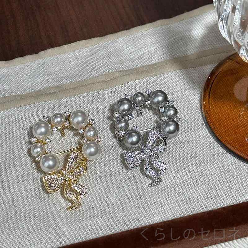 ・素材: 銅・性別: 女性・形状: 蝶結び・加工: メッキ・色: 金色、白金色・種類: 胸針・スタイル: 軽奢風・スタイル分類: ファッション通勤