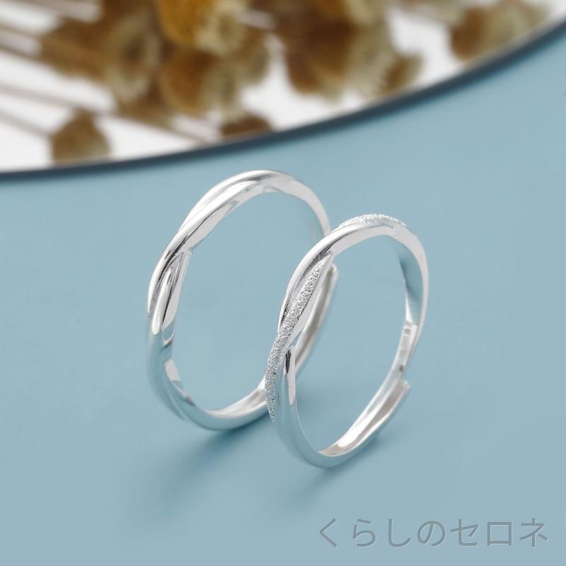 ・素材: シルバー・形状: ジオメトリック・加工: 精密加工・種類: リング・サイズ: 調整可能・重量: 男用約1.85g, 女用約1.3g・スタイル: 軽奢・対象: 男女