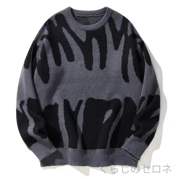 ・スタイル: プルオーバー・シルエット: ルーズ・ネック: クルーネック・袖丈: 長袖・厚み: 普通・ディテール: 提花・素材: ポリエステル100%・シーン: カジュアル・シーズン: 秋・カラー: ブラック,グレー,グリーン,ダークレッド,ブルー,オフホワイト・サイズ: S,M,L,XL,XXL・対象年齢: 成人・性別: メンズ