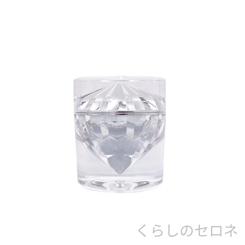 化粧品容器 銀色 アクリル クリーム瓶 30g ジルコニア デザイン 50ml アイクリーム...