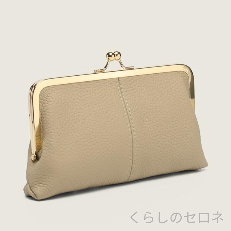 ・素材: 本革・柄: 無地・ステッチ: あり・留め具: ロック・スタイル: 都会シンプル・対象: ユニセックス・内張り素材: 合成皮革・タイプ: 1つ折り・カラー: ブラック、グレー、デニムブルー、ワインレッド、オレンジ