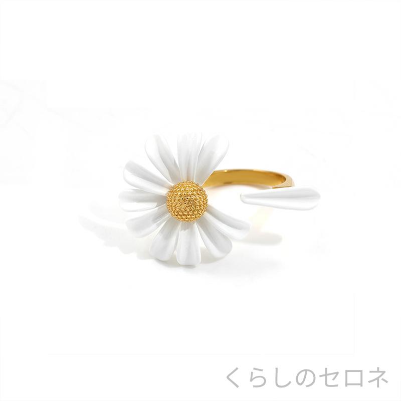 ・素材: 合金・加工: メッキ・カラー: 白,銀・サイズ: 開口可調節・スタイル: 田園風・スタイル分類: 清新スイート・対象: レディース