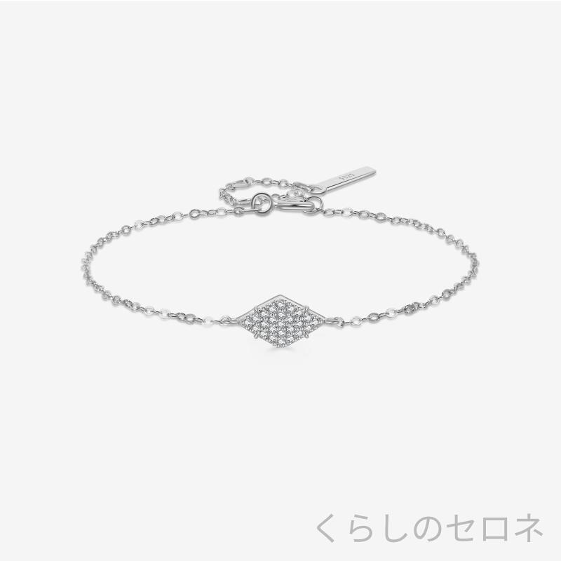 ブレスレット レディース 韓国系 クール風 シンプル 日常 純銀 チェーン ニッチ 精...