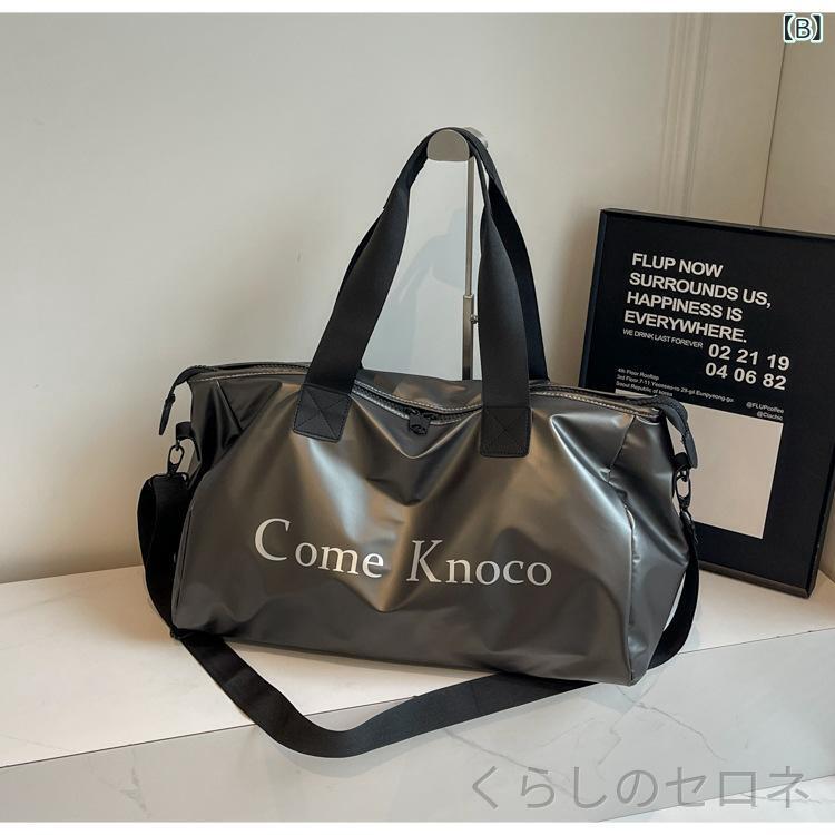 男女兼用 ボストンバッグ 大容量 トラベルバッグ キャリーオンバッグ 防水 撥水 軽...