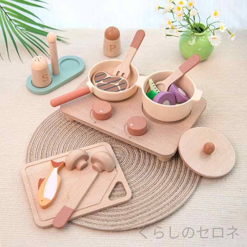 ・素材: 木製・色: 原木色・タイプ: 模擬キッチン類・対象年齢: 4-6歳・能力培養: 感情,視覚,知能開発,這いずり,手先の動き,つかむ