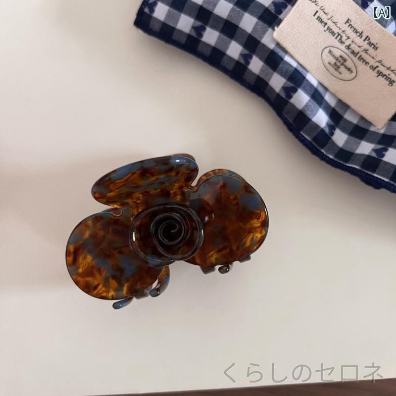 ・素材: アセテート・形状: 蝶蘭型つかみクリップ・加工: 手作り・タイプ: つかみクリップ・カラー: ブルー, オレンジ, ピンク, ホワイト, ピンクオレンジ, グレー・スタイル: 韓国風・テイスト: 清新スイート・対象: 女性用・モチーフ: 花