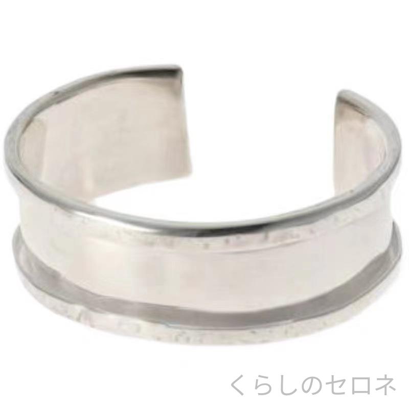レディース ブレスレット 銀製 手作り 溝付き シンプル 精巧 アクセサリー 欧米風 デザイン ミニマル ジュエリー 腕…