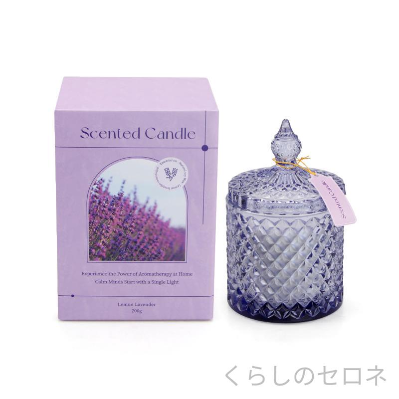 ・素材: ソイワックス・形状: 円柱形・重量: 200g・香り: フランス・ジュニパー&amp;ラベンダー, モーニングガーデン