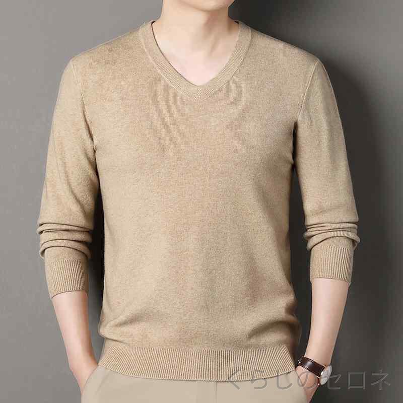 ・スタイル: プルオーバー・版型: ストレート・領型: Vネック・袖丈: 長袖・厚み: 薄手・ディテール: リブ裾・素材: ウール・主素材: ポリエステル85%・機能: 透気性、可機洗、色牢度高・シーン: カジュアル・適合季節: 冬・対象: 中年・性別: メンズ・カラー: ブラック,ミドルグレー,ライトグレー,ダークグリーン,レッド,キャメル,ネイビー,ロイヤルブルー,ワインレッド,チャコール・サイズ: M(45-57.5kg),L(57.5-65kg),XL(65-75kg),2XL(75-82.5kg),3XL(82.5-90kg),4XL(90-100kg)・加工: 熱定型