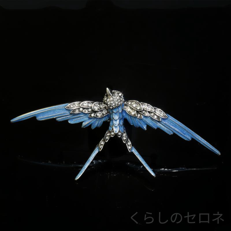 ・素材: アロイ、銀メッキ、金メッキ・スタイル: 女性用・形状: 動物・加工: メッキ・デザイン要素: ツバメ・機能: 装飾・スタイル: レトロ・対象: 男女共通・種類: ブローチ
