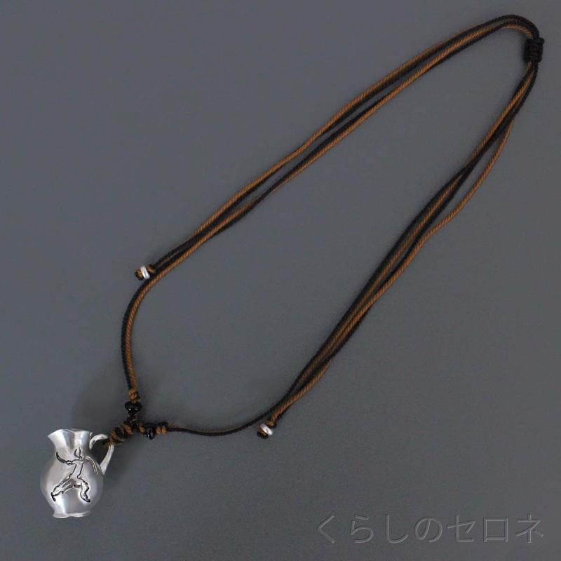 レディース ネックレス 彫刻 酒壺 モチーフ 復古 デザイン 高級感 ロング チェーン 調整可能 セーター アクセサリー …