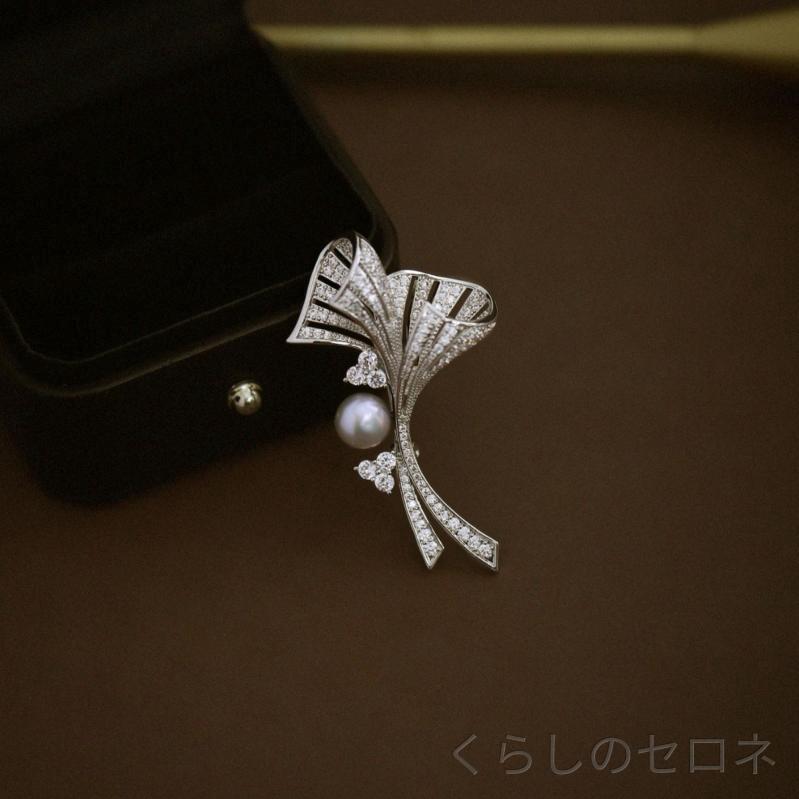 ・素材: 銅・デザイン: 樹葉胸針・形状: 幾何型・加工: ラインストーン・色: 銀杏葉・機能: 両用・スタイル: シンプル・スタイル分類: ファッション通勤・対象: 女性・種類: 胸針