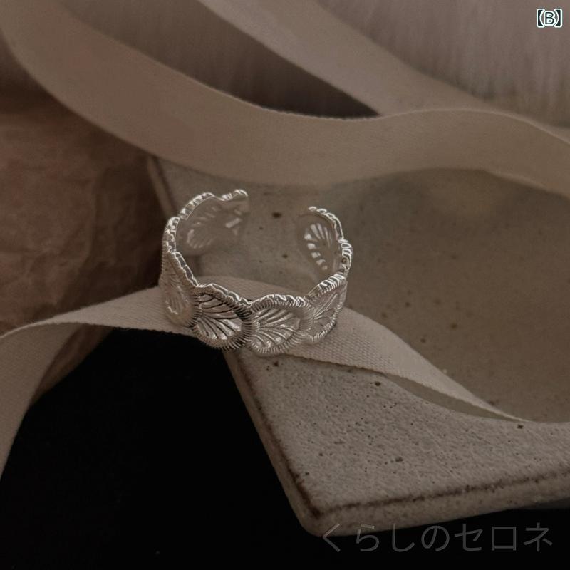 指輪 レディース 925シルバー 透かしレース フラワー かわいい ユニークデザイン ...