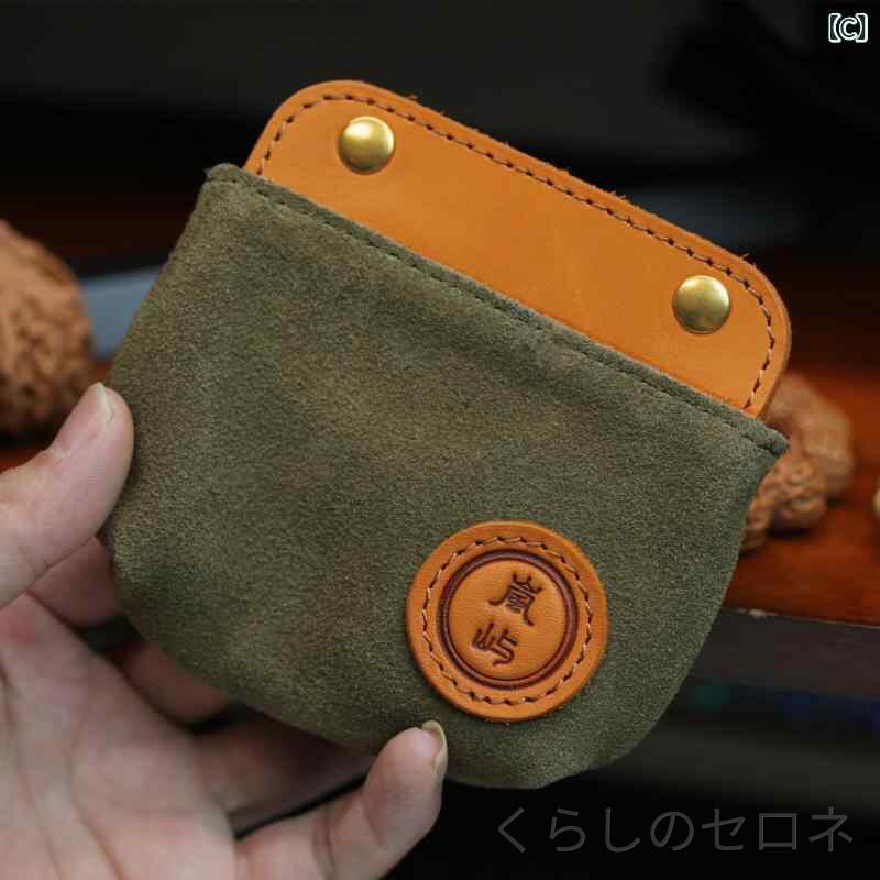 男女兼用 収納ケース ポーチ 本革 牛革 手作り 高級感 上品 高見え 数珠入れ 念珠...