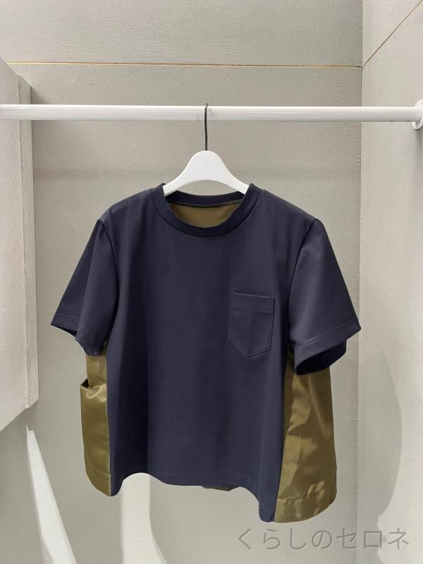 レディース Tシャツ ノースリーブ タンクトップ クルーネック 切り替え ゆったり ...