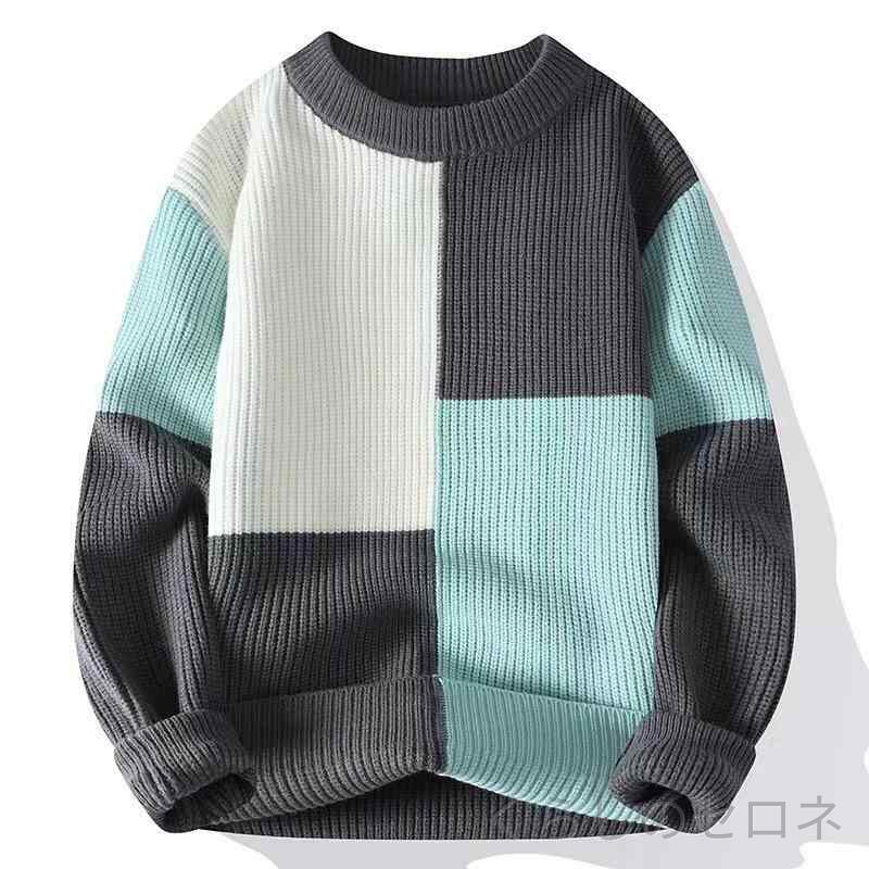 ・スタイル: プルオーバー・フィット: ルーズ・ネック: クルーネック・袖丈: 長袖・厚み: 厚手・テイスト: ベーシック・ディテール: 配色・生地: ダカモウロン・素材: ポリエステル95%・カラー: グレー, アプリコット, ブラック・サイズ: M, L, XL, XXL, XXXL・加工: ノンアイロン・性別: 男性・シーン: 日常・季節: 冬