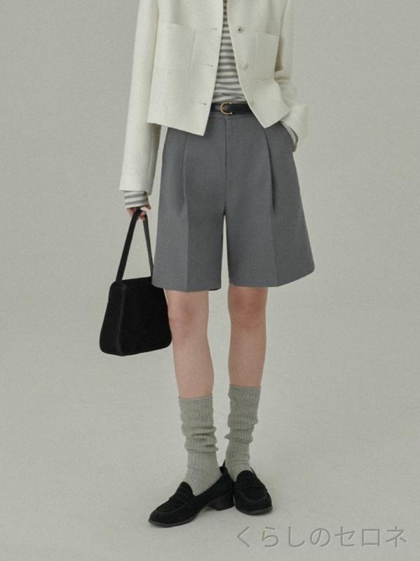 レディース ショートパンツ ハーフパンツ ゆったり ワイド 体型カバー 着痩せ 美脚 上品 きれいめ オフィスカジュア…