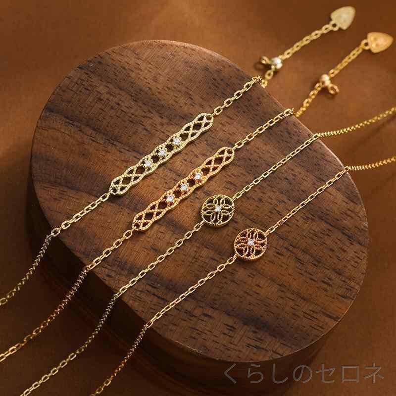 ・素材: シルバー・純度: 925シルバー・加工: ダイヤ埋め込み・性別: 女性用・形状: ジオメトリック型・色: 14Kゴールド, シャンパンゴールド・スタイル: ビンテージ・流行要素: 円形, 楕円, ドット