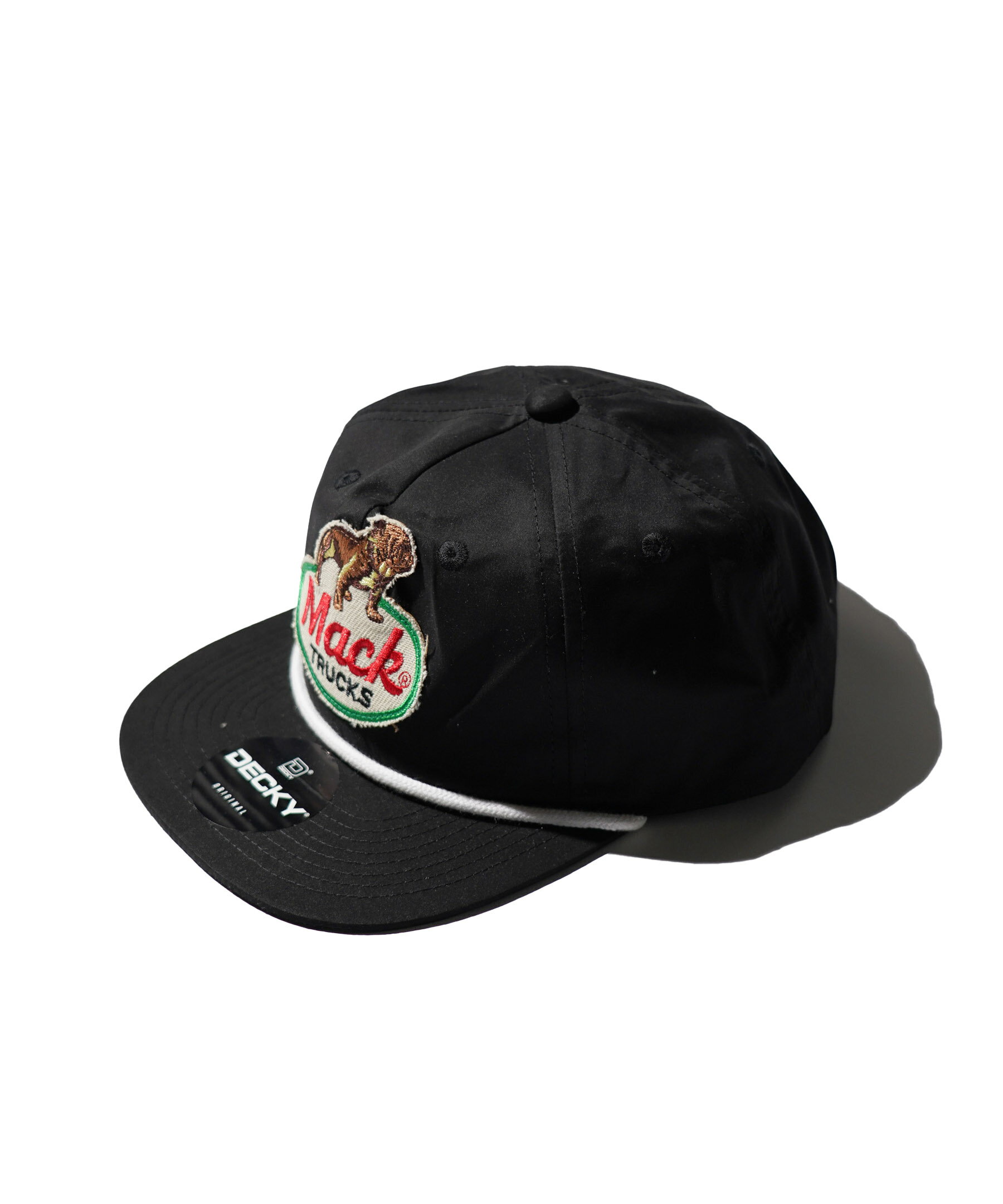 【美品】Mack Trucks 刺繍ロゴ キャップ 黒 MACK TRUCKS / マック・トラックス ピグメントキャップ PIGMENT CAP
