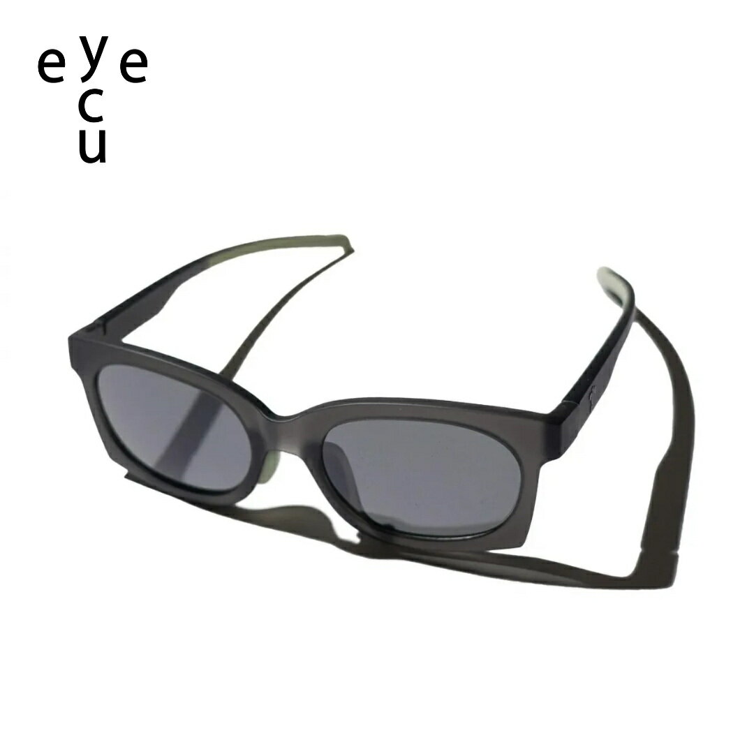 Rakuten - 【eye c u / アイシーユー】NRT BK80 (BLACK) サングラス ウェリントン型 二種類レンズ 紫外線カット 偏光レンズ ユニセックス