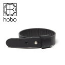 【HOBO / ホーボー】 BUTTON STUD BRACELET SMOOTH COW LEATHER (HB-A4108) MADE IN JAPAN スムースレザー ブレスレット