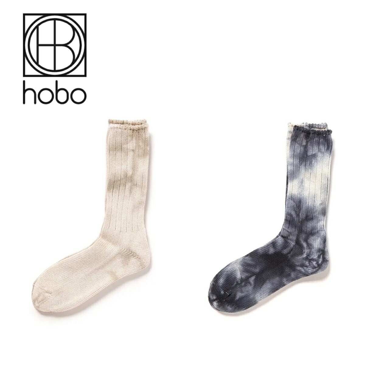  TIE-DYED CREW SOCKS COTTON NYLON POLYURETHANE (HB-SO3901) タイダイソックス