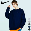 ナイキ トレーナー メンズ NIKE / CLUB FLEECE CREW SWEAT ナイキ プルオーバー クルーネック スウェット スウォッシュ 無地 裏起毛 シンプル スポーツ ストリート ホワイト グレー チャコール ネイビー ブラック M L XL XXL XXXL