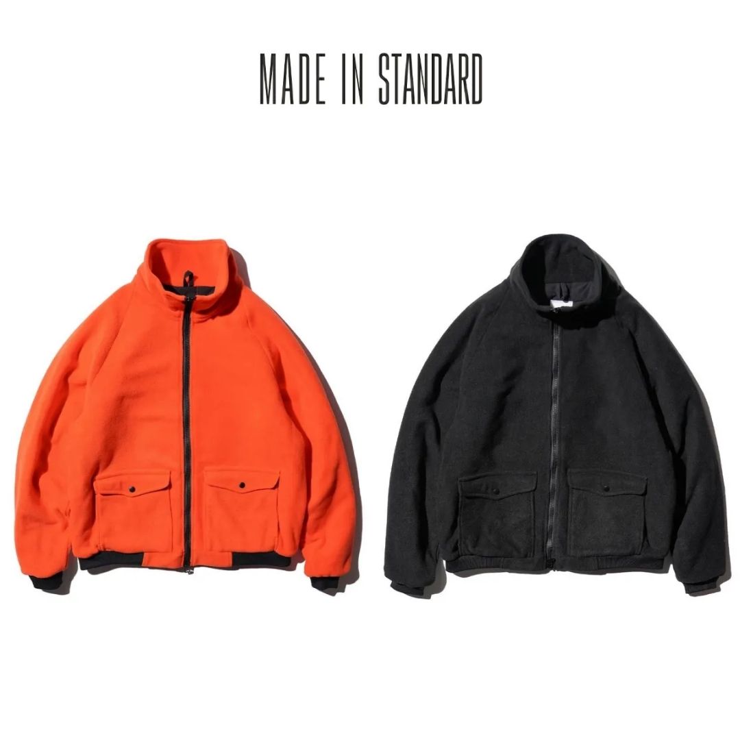 Rakuten - 【MADE IN STANDARD / メイドインスタンダード】QUILT LINED ACTIVE BLOUSON ジャケット フリース 中綿 サーモライト アウター メンズ レディース 秋冬