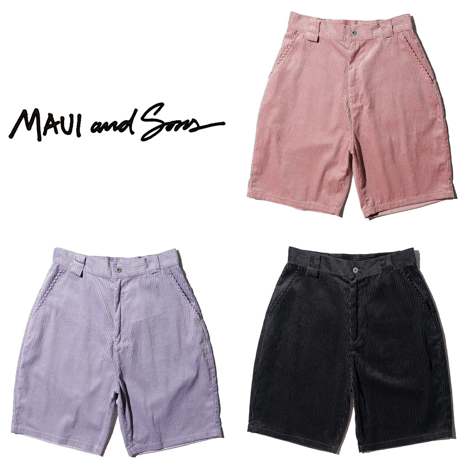 Rakuten - 【Maui & Sons / マウイアンドサンズ】Sunfade Baggy Shorts ワイド バギー コットン ハーフパンツ