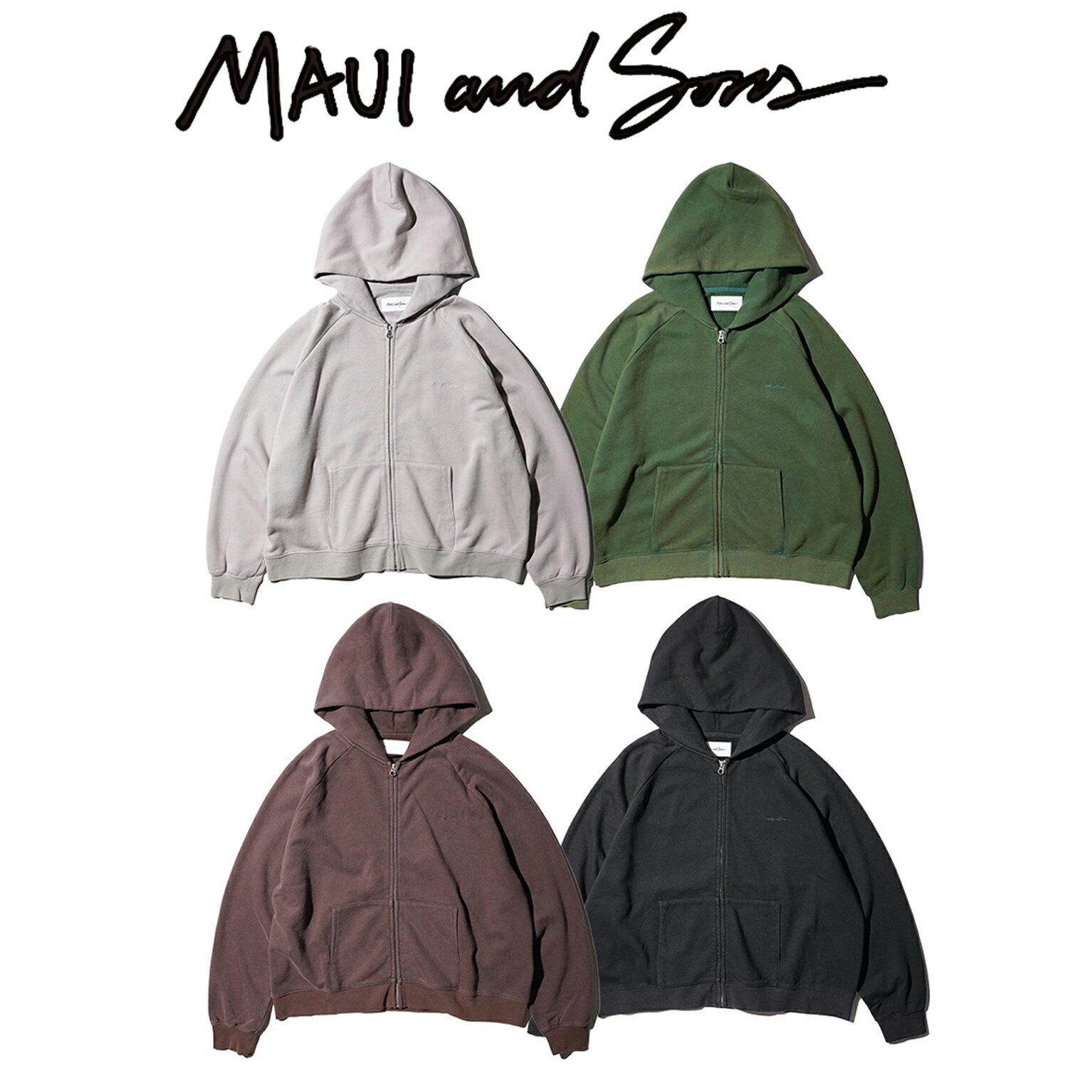 Rakuten - 【Maui & Sons / マウイアンドサンズ】West coast Shade parka フーディー パーカー IDEAL ZIP ヴィンテージライク