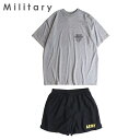 【U.S MILITARY / ユーエスミリタリー】 USMA IPFU REFLECT SS TEE USED BLACK SHORTS ARMY SET UP MADE IN USA アメリカ製 アメリカ軍 米陸軍士官学校 リフレクターTシャツ アーミーショーツ セットアップ