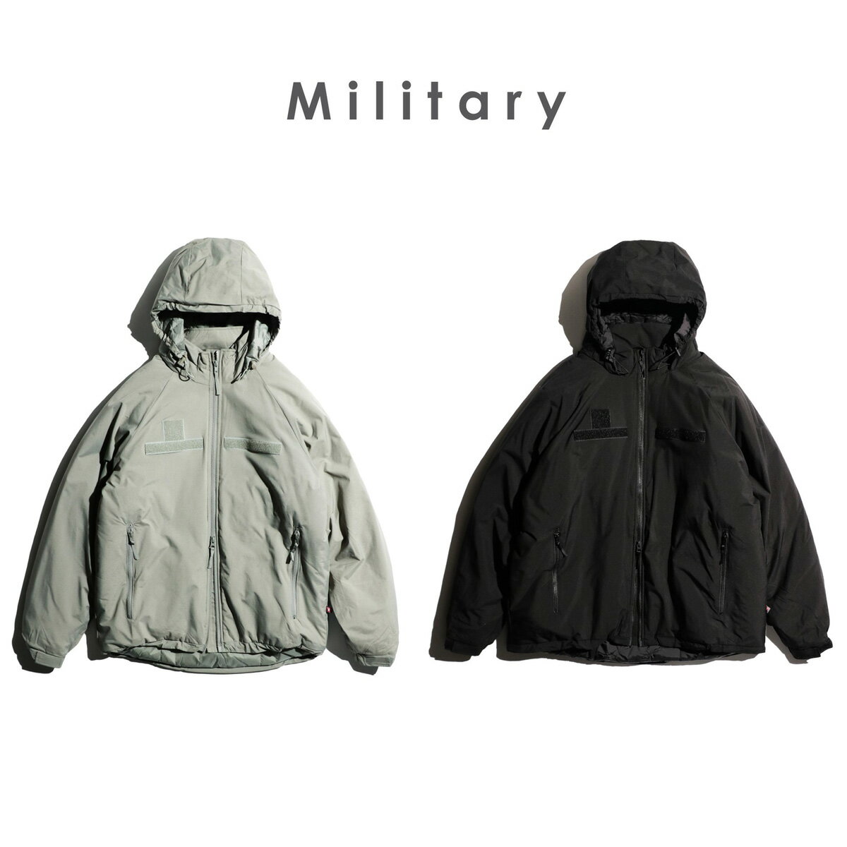 【U.S MILITARY / ユーエスミリタリー】LEVEL7 ECWCS PRIMALOFT JACKET エクワックス プリマロフト ジャケット マシュマロスーツ グレー ブラック