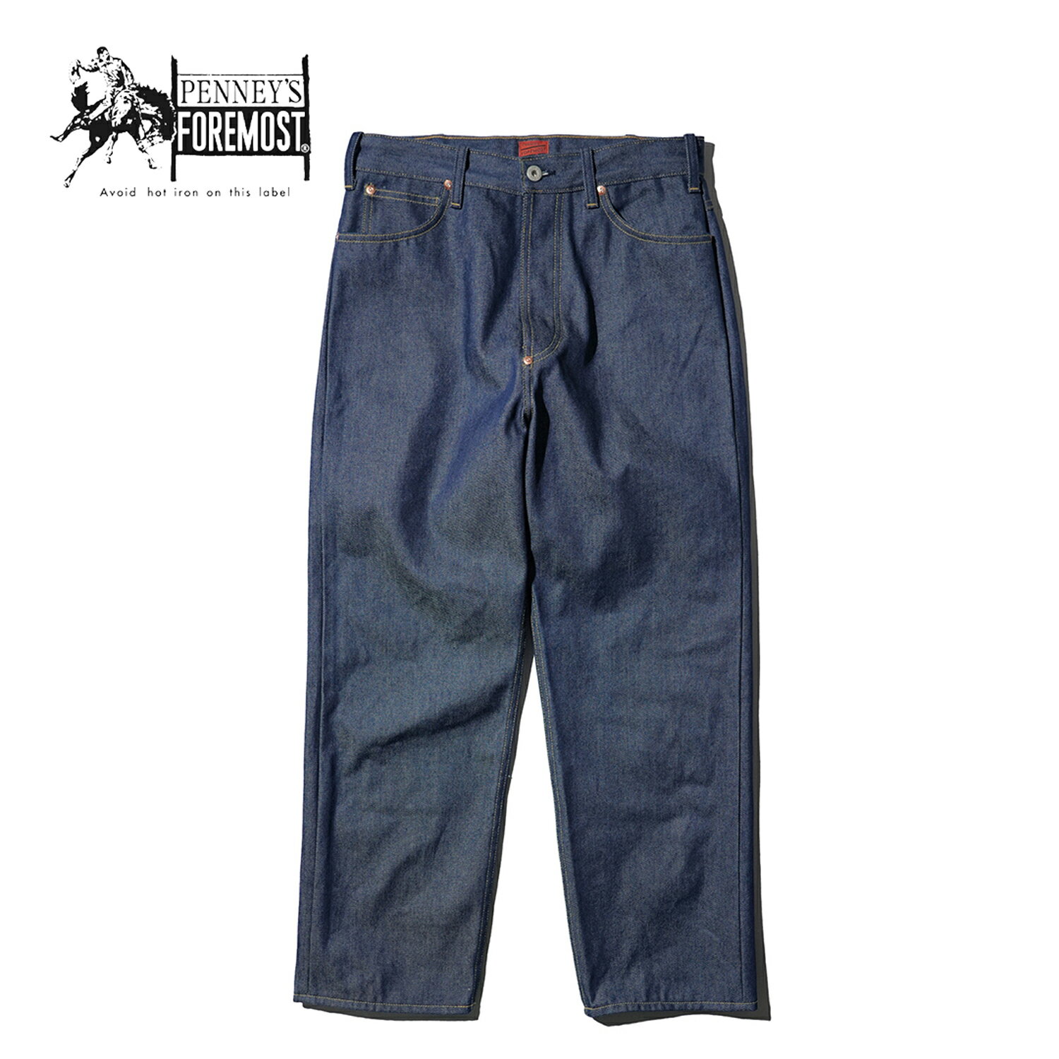 Rakuten - 【PENNEY'S FOREMOST / ペニーズ フォアモスト】WWII 5POCKET WIDE PANT デニム パンツ ドーナツボタン アメリカ製
