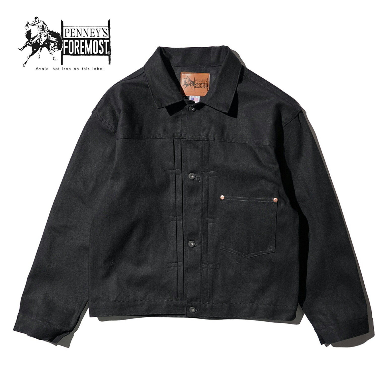 【PENNEY'S FOREMOST / ペニーズ フォアモスト】WWII T-BACK JACKET デニム ジャケット ドーナツボタン アメリカ製