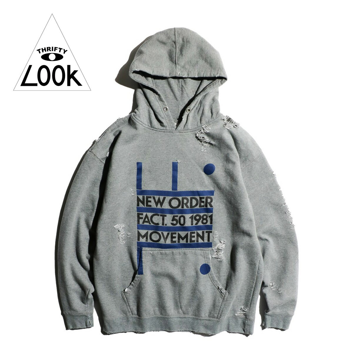 楽天S.U.N.STORE【THRIFTY LOOK / スリフティールック】 WORN-OUT BAND HOODIE 