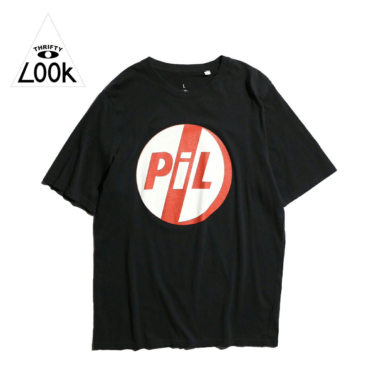  THRIFTY "PUBLIC IMAGE LIMITED" TEE 半袖 Tシャツ ライセンス ユーズド加工 ヴィンテージ加工 オフィシャル パブリック・イメージ・リミテッド