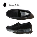 【Tomo & Co × BLOHM / トモアンドシーオー × ブローム 】AIR HOMIE RAT SHOES (TM-BLOHM-0001) ブラック レザー コーデュロイ スリッポン シューズ ユニセックス