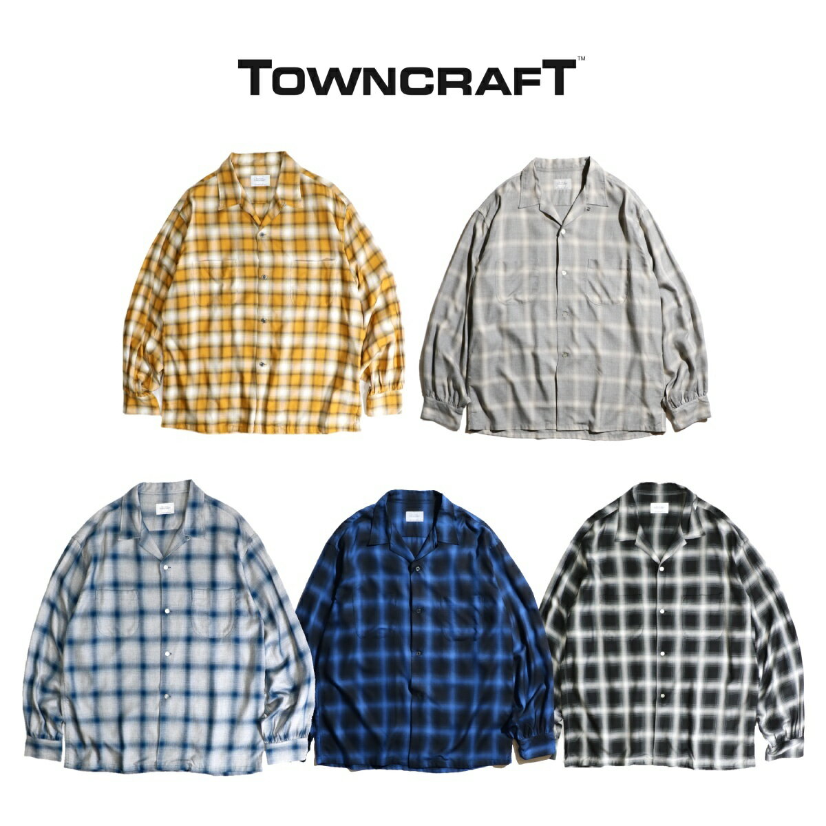 TOWNCRAFT/󥯥եȡOMBRELOOPCOLLARSHIRTSMADEINJAPAN֥å롼ץ顼Ĺµ