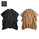 GREI / PULLOVER NOMAD PONCHO MADE IN USA グレイ プルオーバー ポンチョ アウター ウールライク ベージュ ブラック ワ...